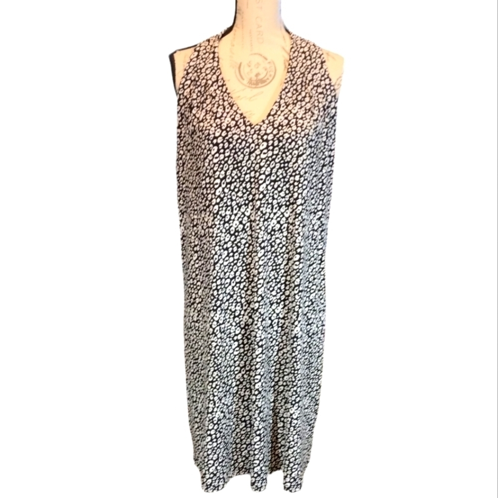 Tommy Bahama Black & White Print Dress